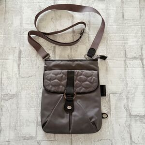 Mosey Life by Baggallini Caster Gray Nylon Multi Pocket Travel Utility Bag